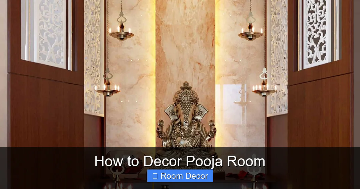 How to Decor Pooja Room