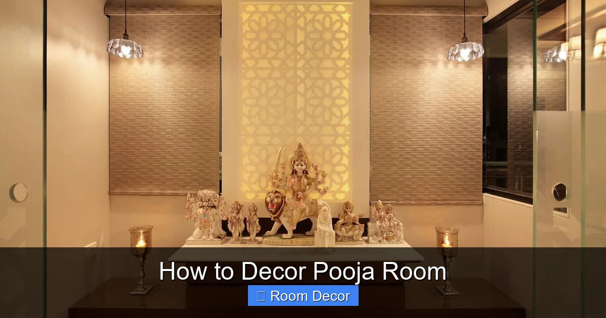 How to Decor Pooja Room
