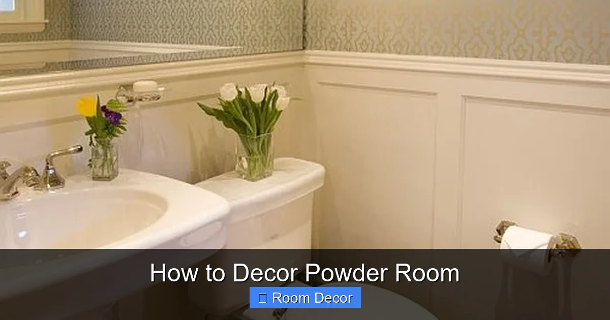 How to Decor Powder Room