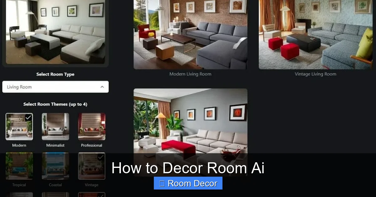 How to Decor Room Ai