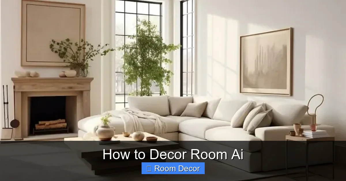 How to Decor Room Ai