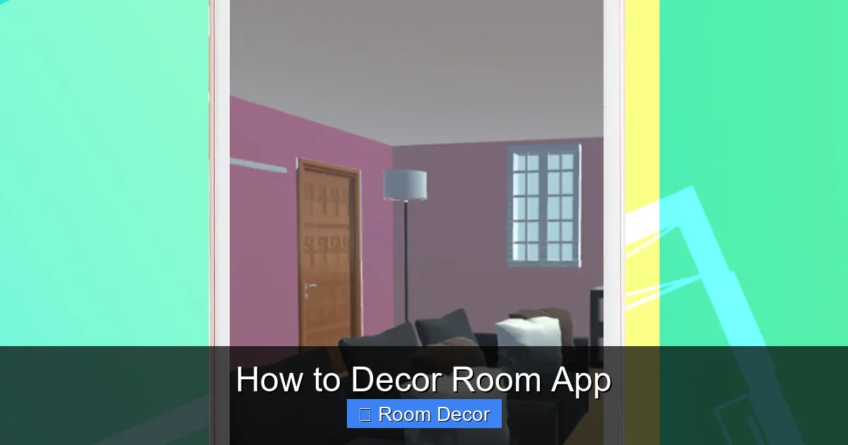 How to Decor Room App