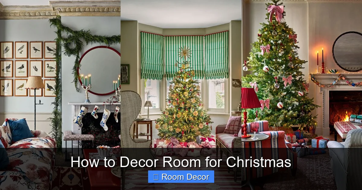 How to Decor Room for Christmas