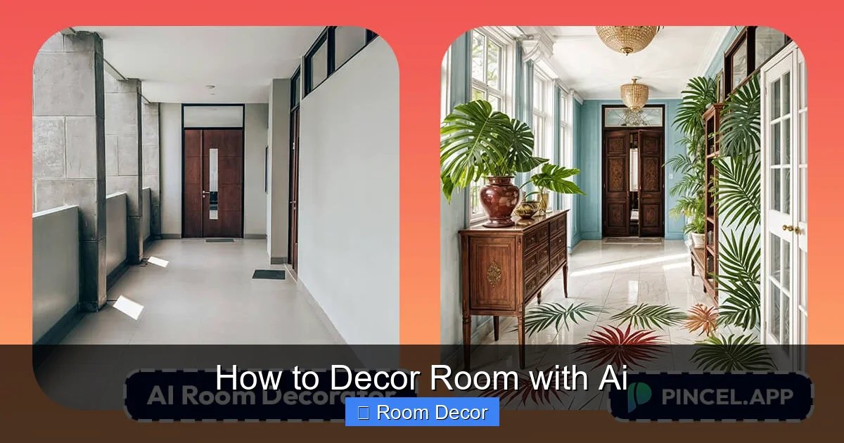 How to Decor Room with Ai