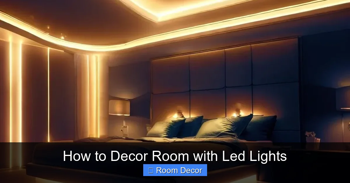 How to Decor Room with Led Lights