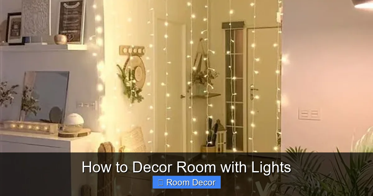 How to Decor Room with Lights