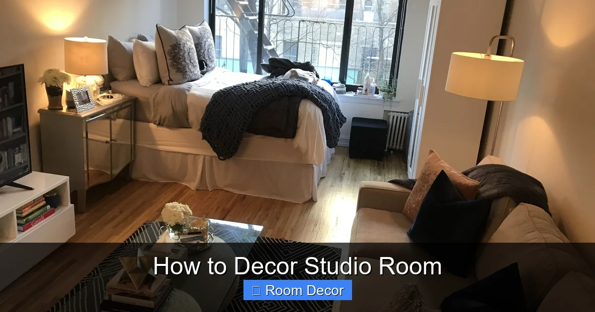 How to Decor Studio Room