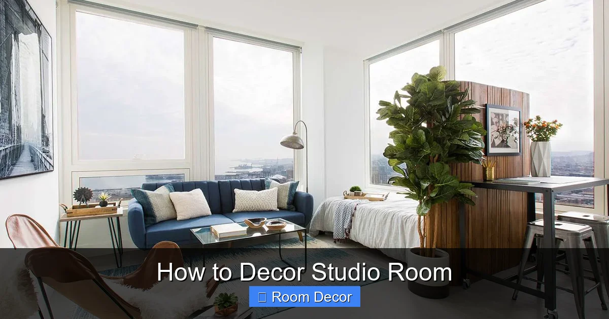 How to Decor Studio Room