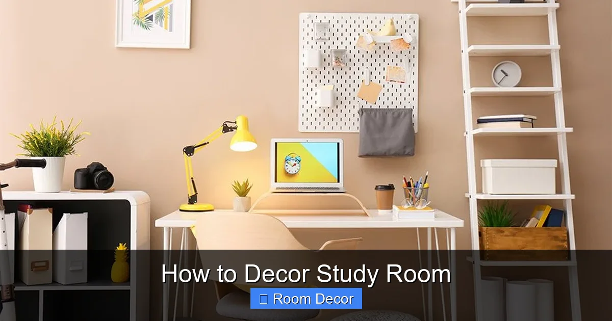 How to Decor Study Room