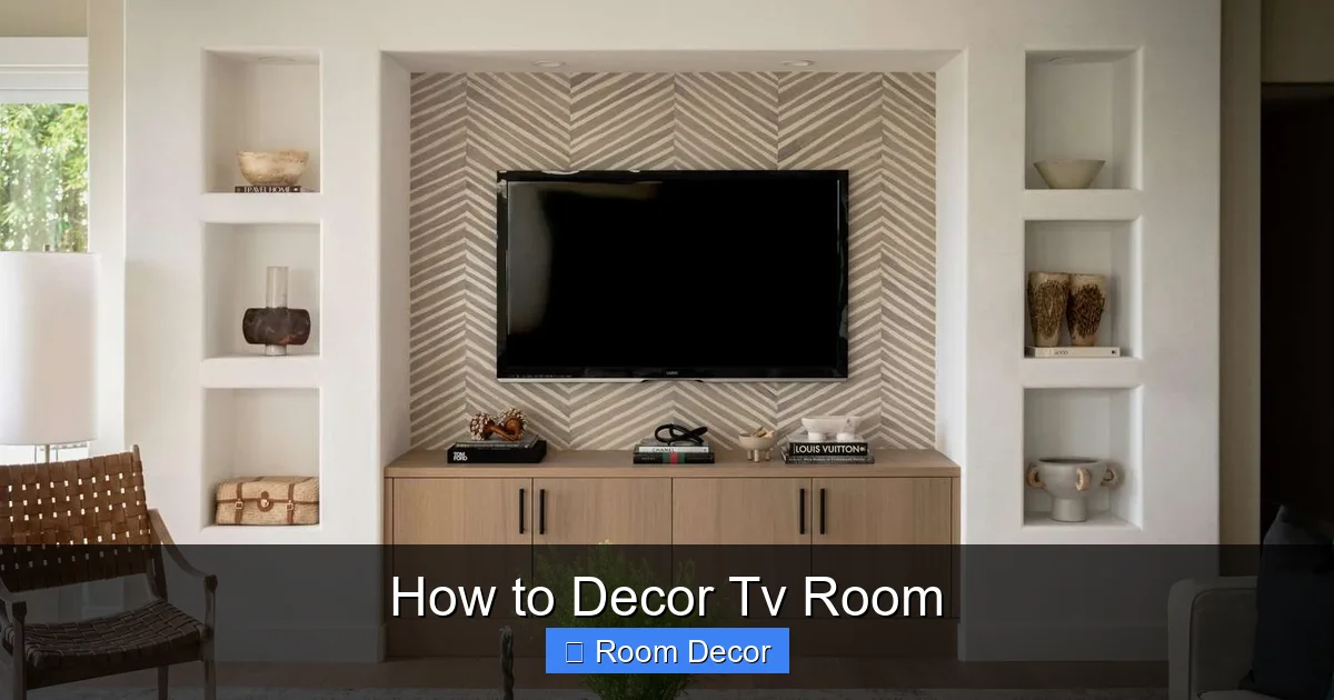 How to Decor Tv Room