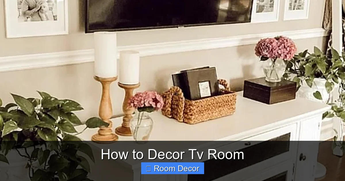 How to Decor Tv Room