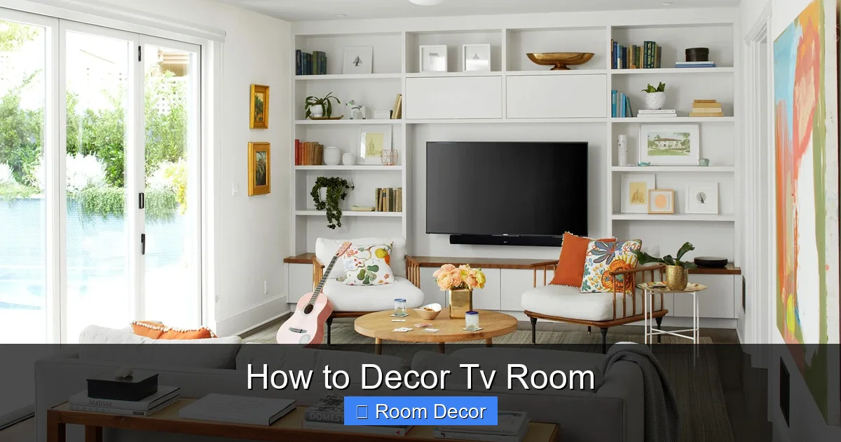 How to Decor Tv Room