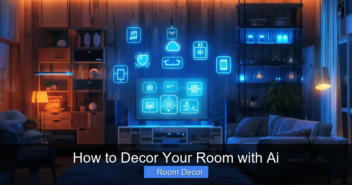 How to Decor Your Room with Ai