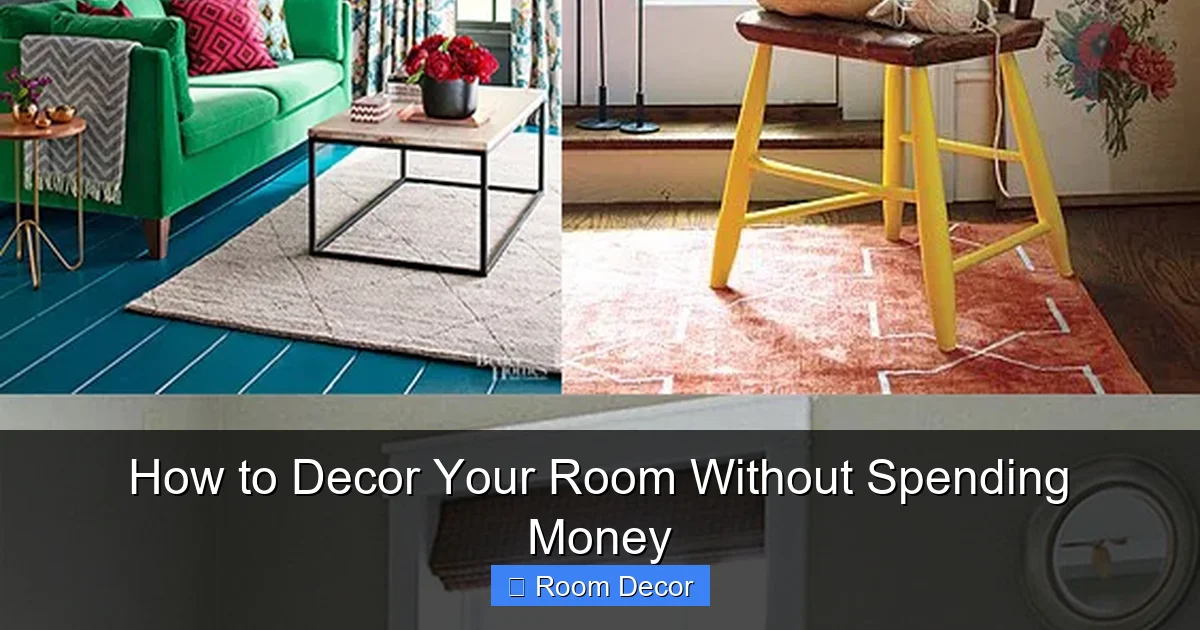 How to Decor Your Room Without Spending Money