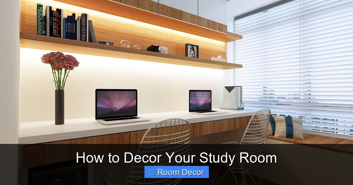 How to Decor Your Study Room
