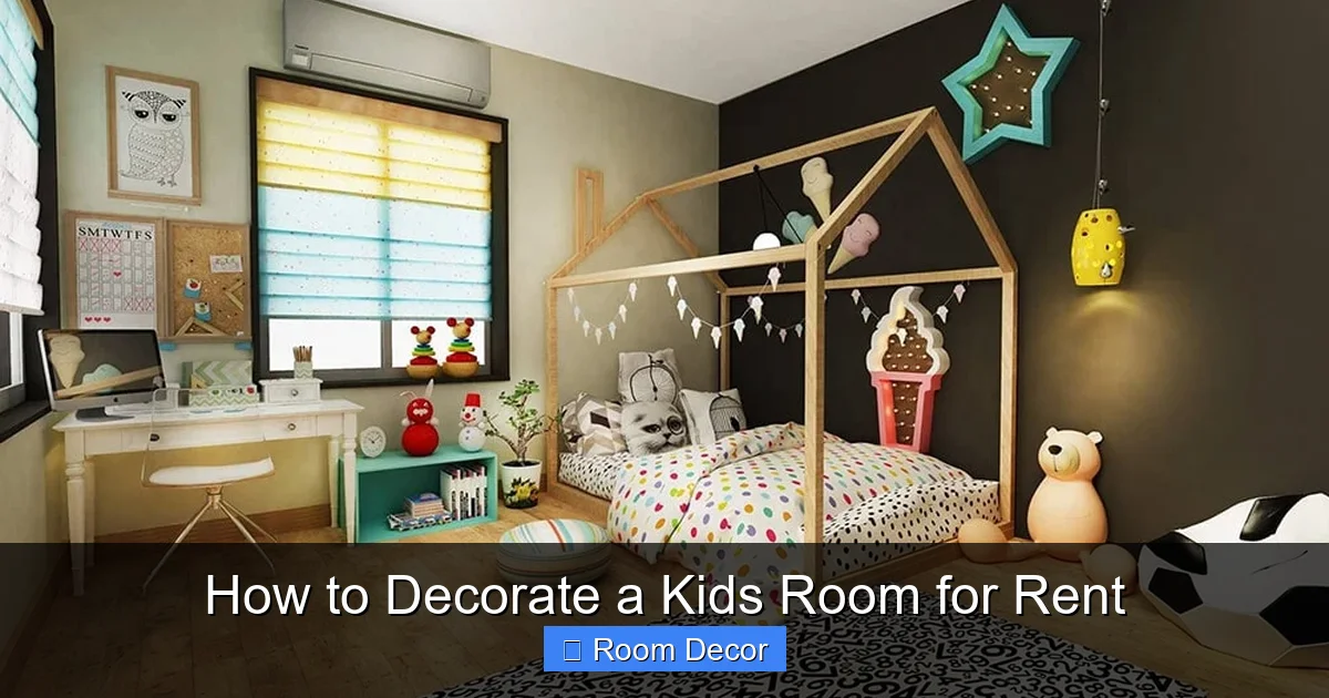 How to Decorate a Kids Room for Rent