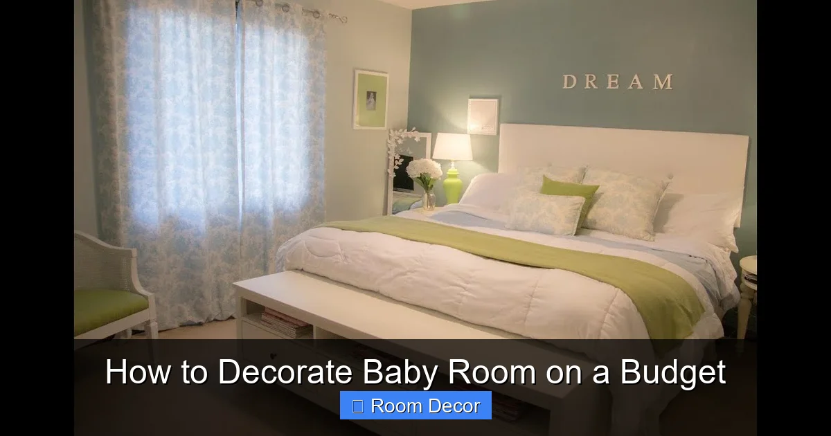How to Decorate Baby Room on a Budget