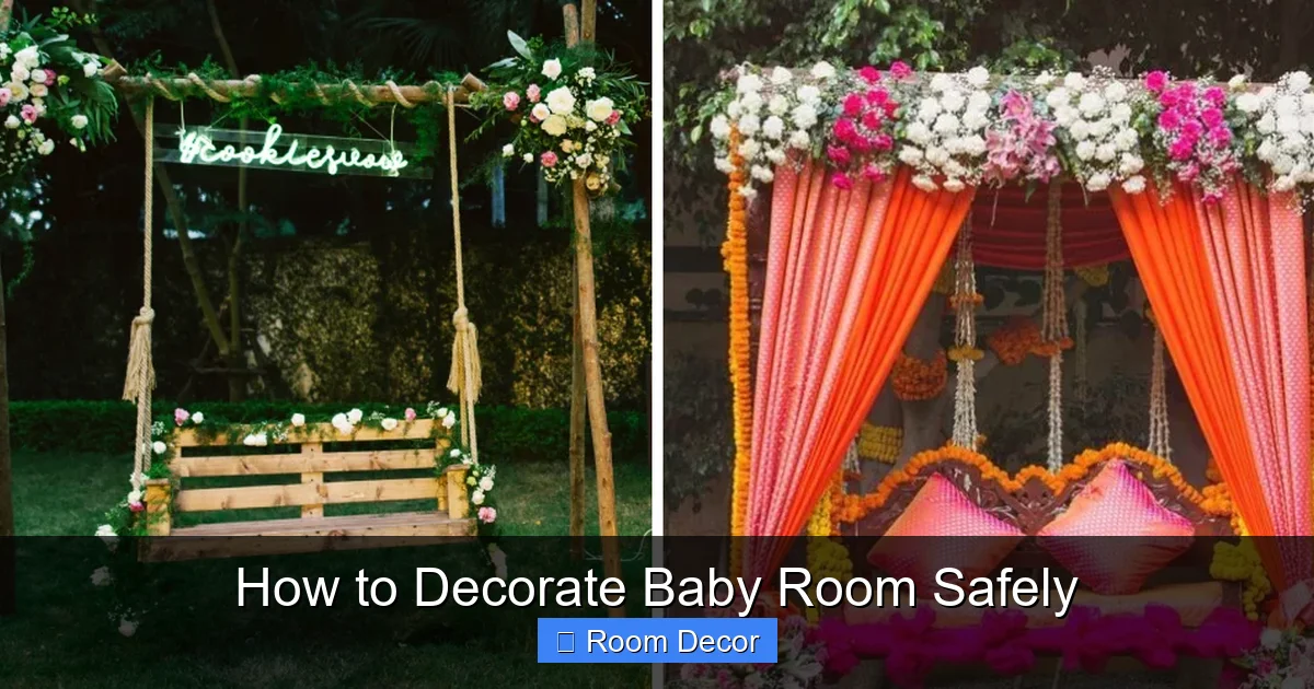 How to Decorate Baby Room Safely
