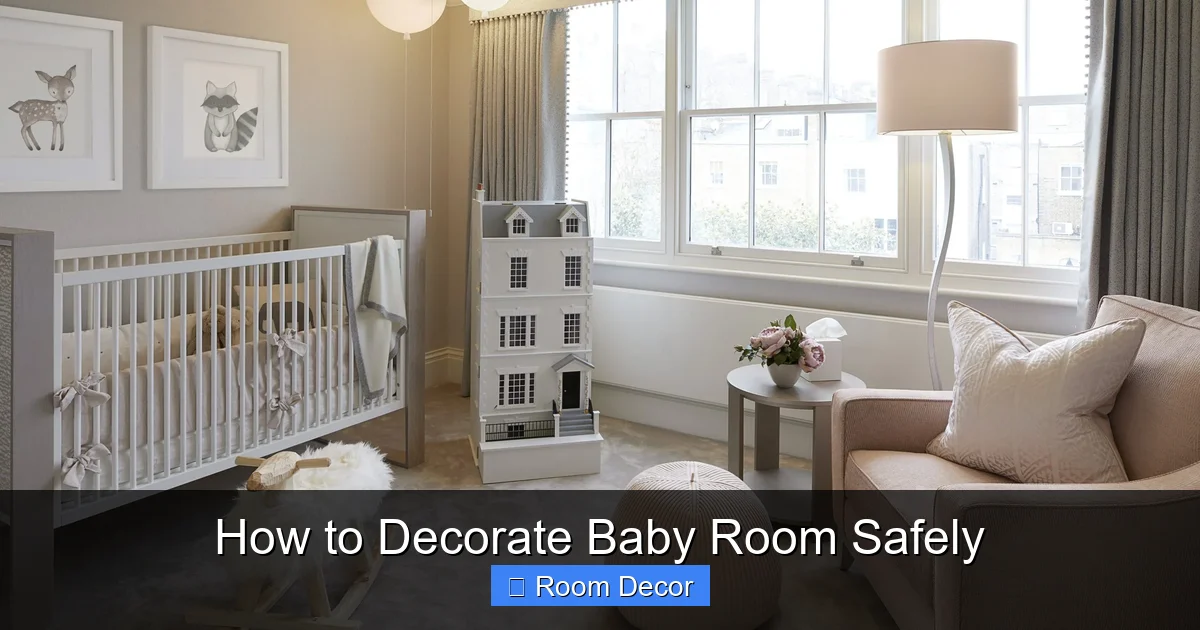 How to Decorate Baby Room Safely
