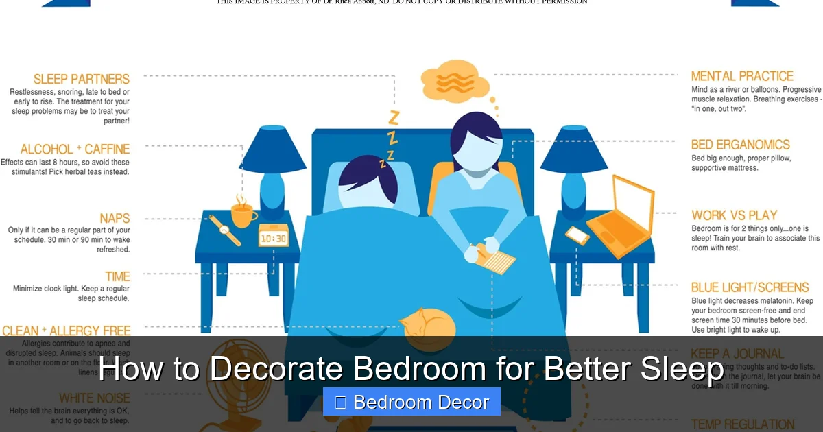 How to Decorate Bedroom for Better Sleep