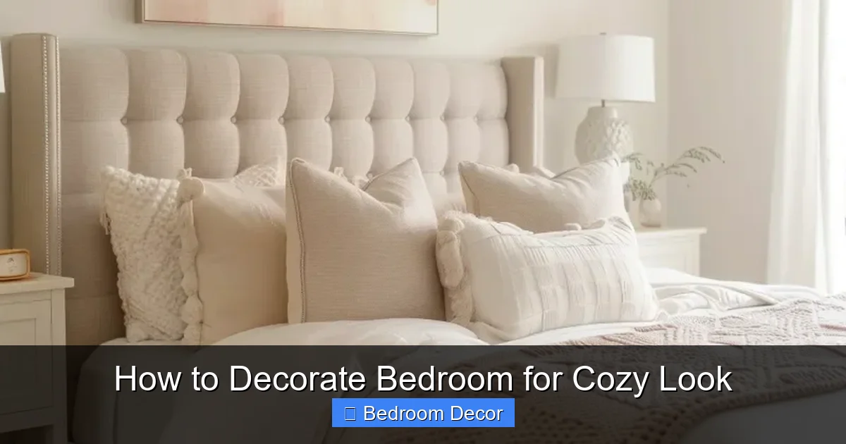 How to Decorate Bedroom for Cozy Look
