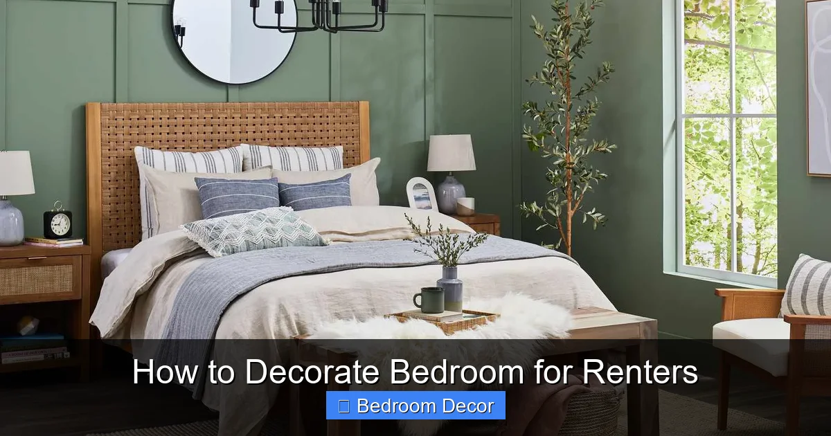 How to Decorate Bedroom for Renters
