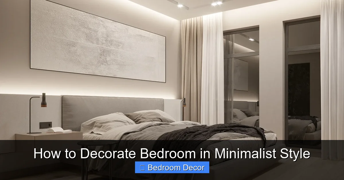 How to Decorate Bedroom in Minimalist Style