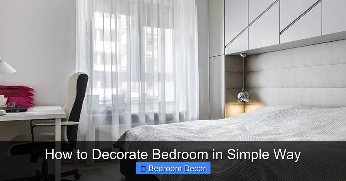 How to Decorate Bedroom in Simple Way