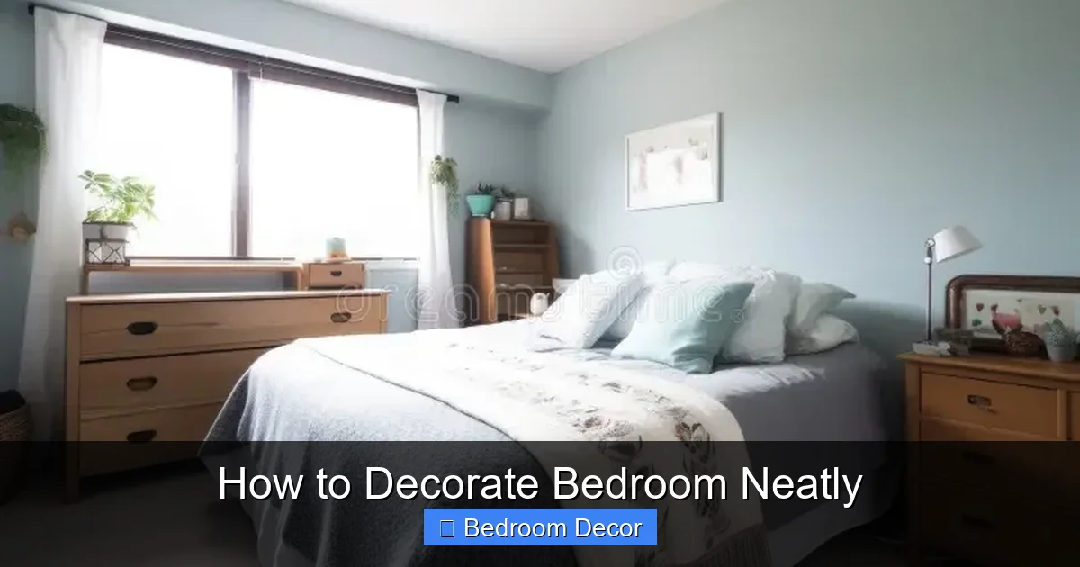 How to Decorate Bedroom Neatly