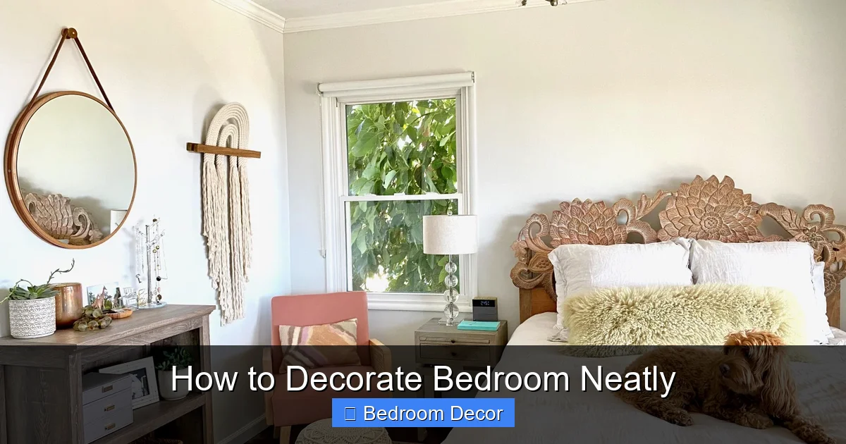 How to Decorate Bedroom Neatly