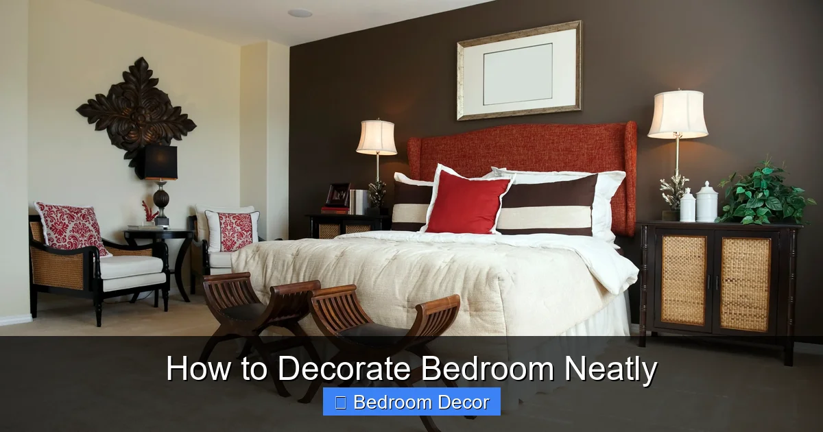 How to Decorate Bedroom Neatly