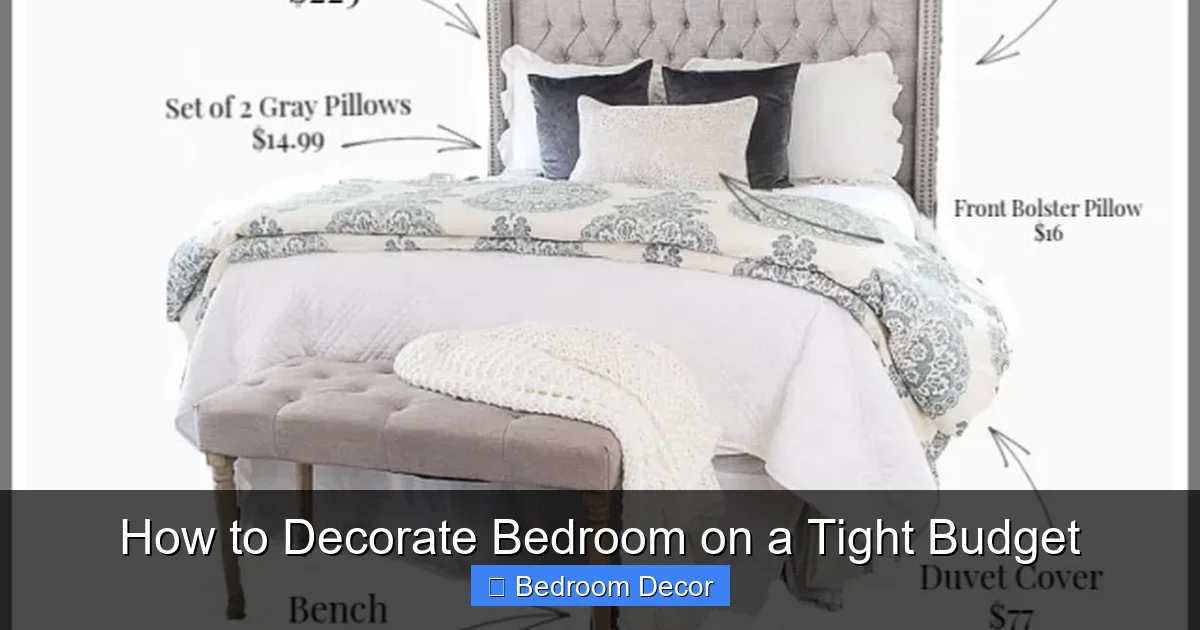How to Decorate Bedroom on a Tight Budget