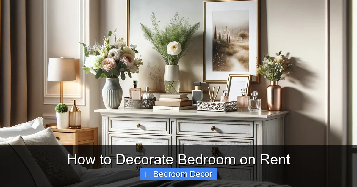 How to Decorate Bedroom on Rent