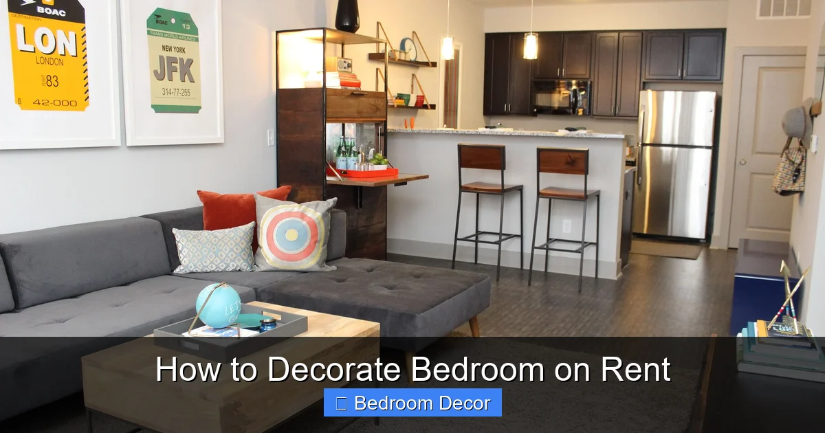 How to Decorate Bedroom on Rent