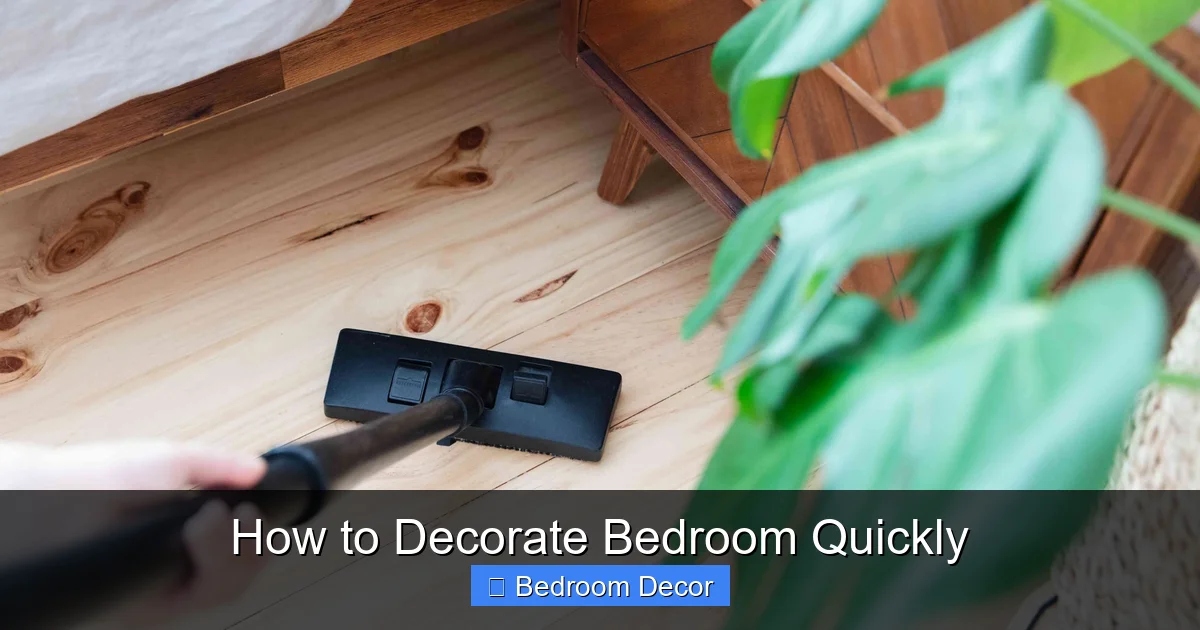 How to Decorate Bedroom Quickly