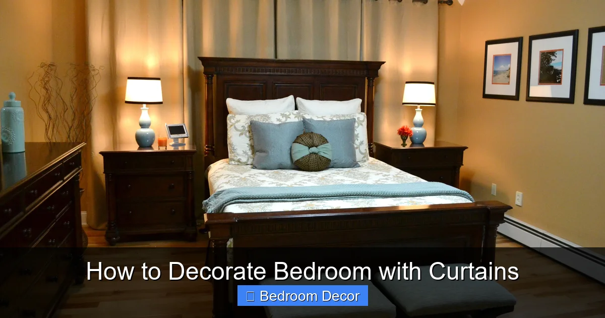 How to Decorate Bedroom with Curtains