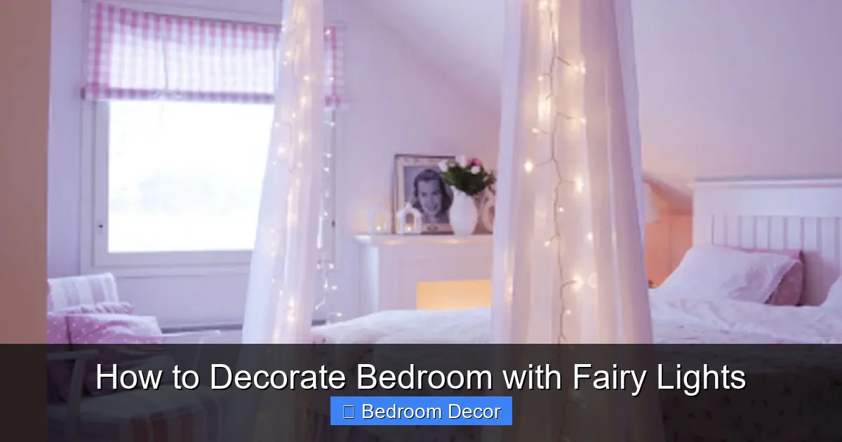 How to Decorate Bedroom with Fairy Lights
