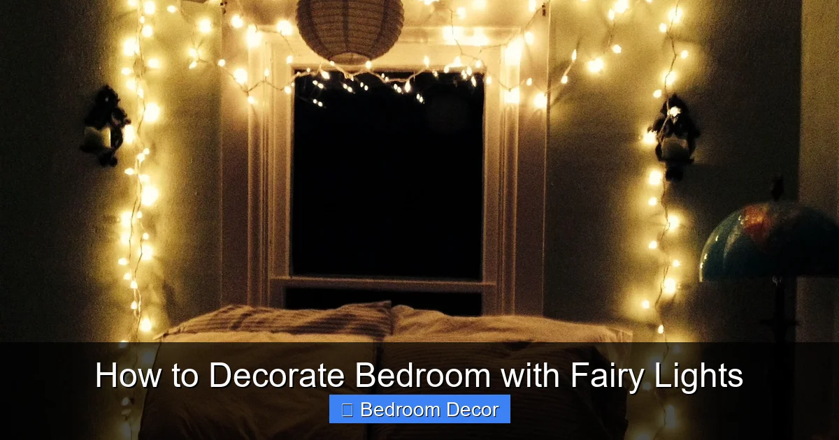 How to Decorate Bedroom with Fairy Lights