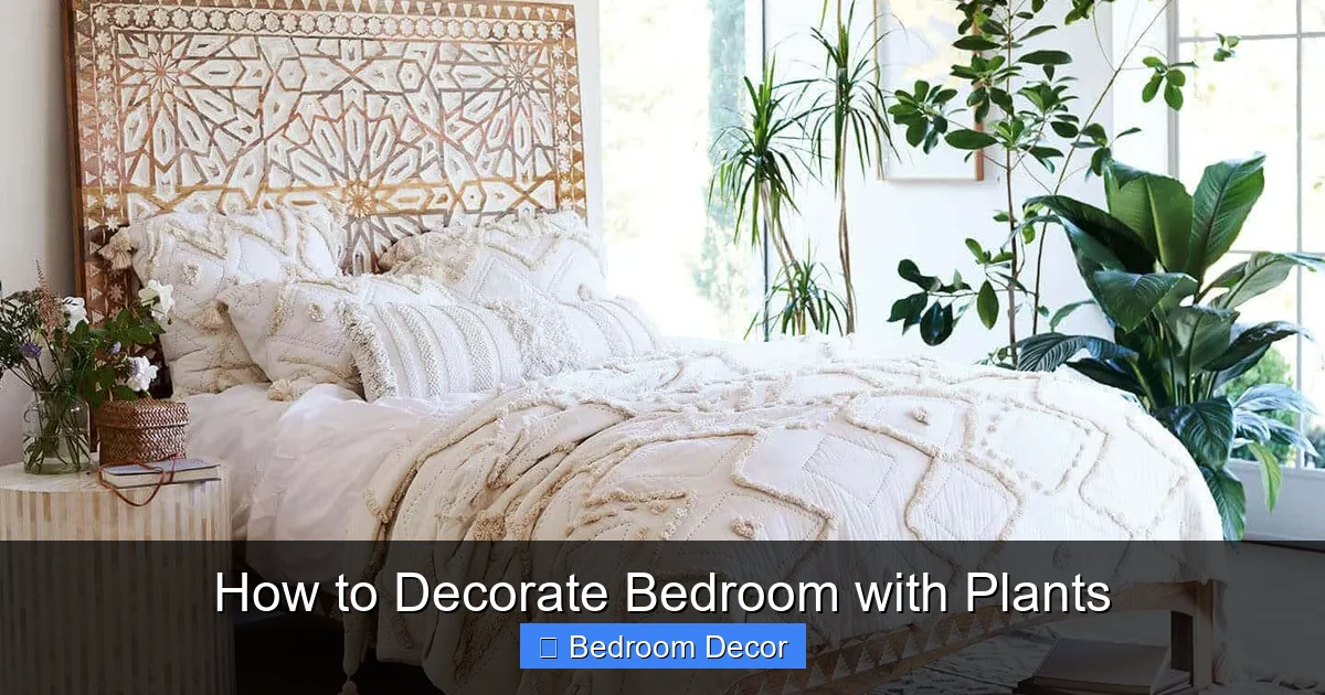 How to Decorate Bedroom with Plants