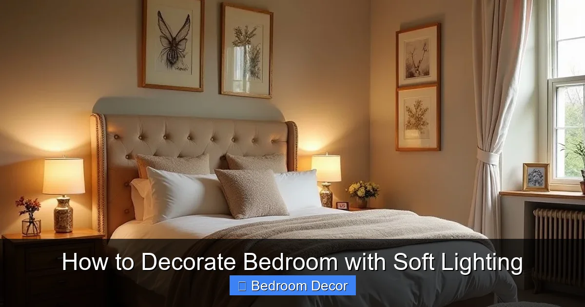 How to Decorate Bedroom with Soft Lighting