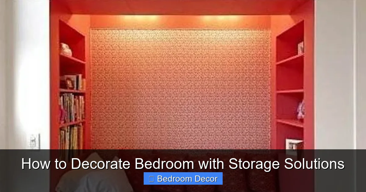 How to Decorate Bedroom with Storage Solutions