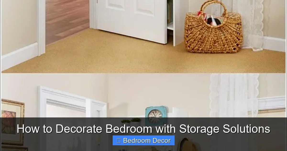 How to Decorate Bedroom with Storage Solutions