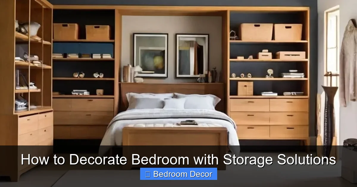 How to Decorate Bedroom with Storage Solutions