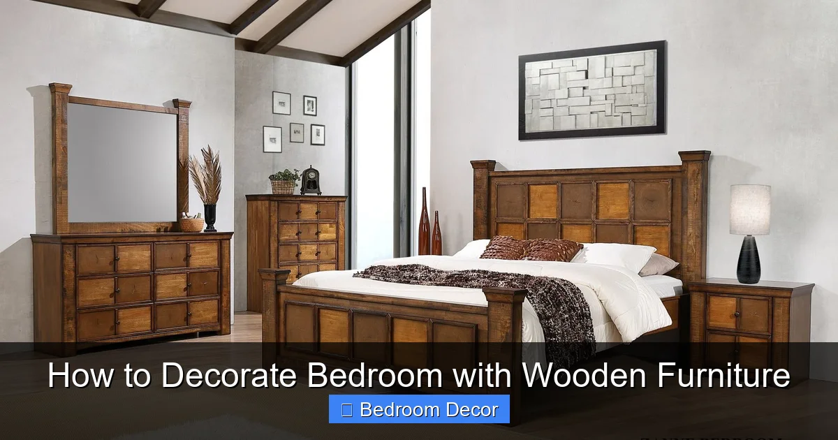 How to Decorate Bedroom with Wooden Furniture