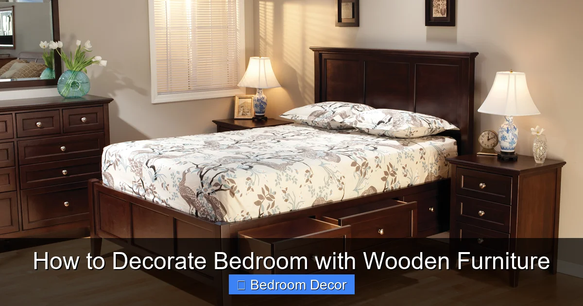 How to Decorate Bedroom with Wooden Furniture