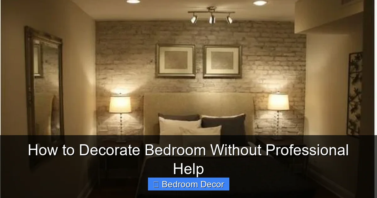 How to Decorate Bedroom Without Professional Help