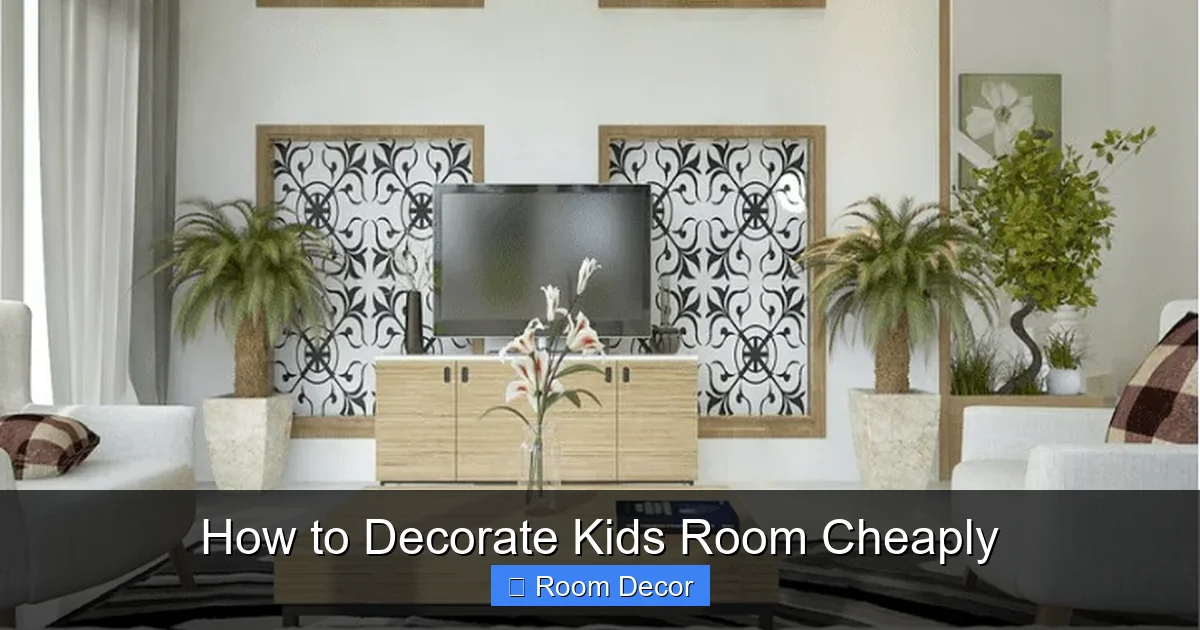 How to Decorate Kids Room Cheaply
