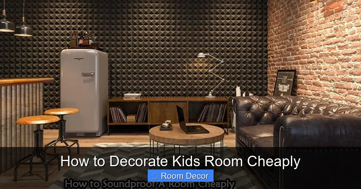 How to Decorate Kids Room Cheaply