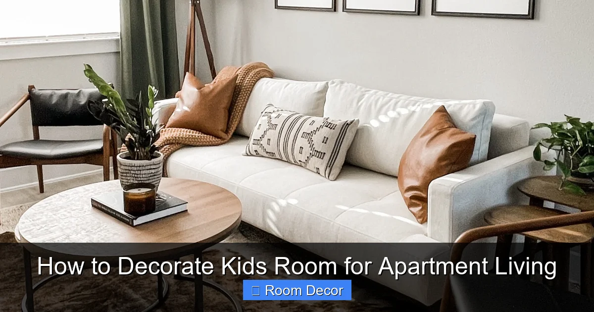 How to Decorate Kids Room for Apartment Living