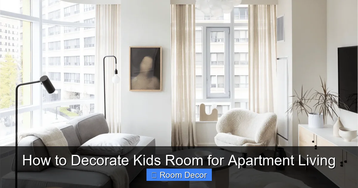 How to Decorate Kids Room for Apartment Living